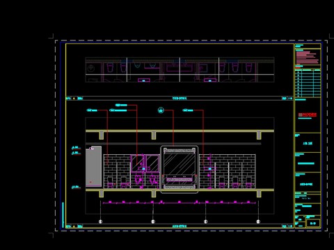  售楼处cad施工图 