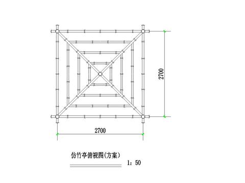  仿竹亭CAD节点大样 