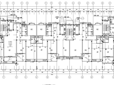  康平嘉園小區(qū)全套CAD施工圖 