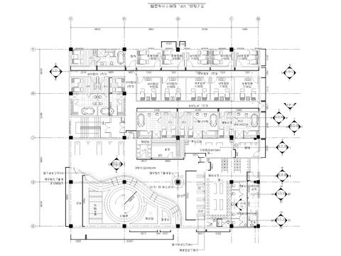  桑拿中心设计装修图 