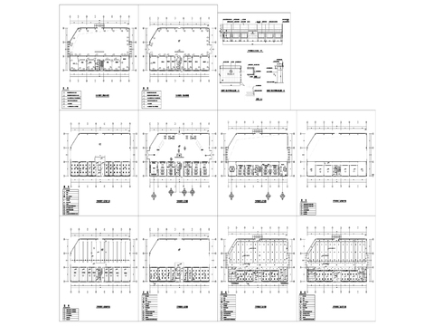  21华凌重卡4S店建筑cad施工图 