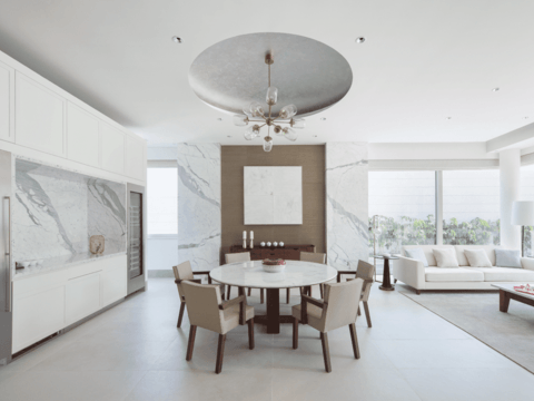  现代客餐厅cad施工图 