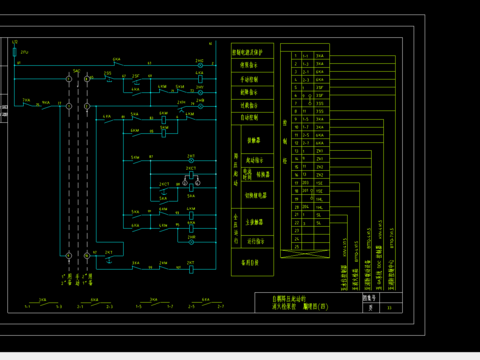  自降压起动的消火难泵控原理图 
