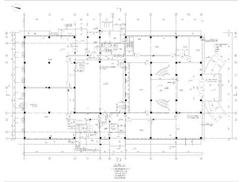 研發(fā)樓CAD施工圖 