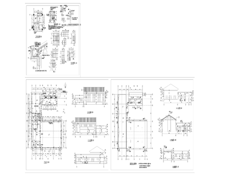  50鍋爐房建筑cad施工圖 