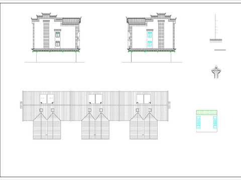  民居建筑CAD施工图 