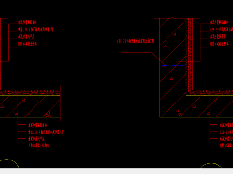  水池设计cad大样图 
