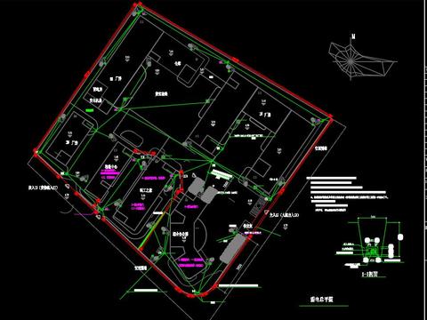 标准厂房弱电设计图 