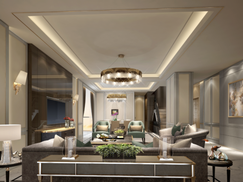  CCD上海大宁金茂府样板间 概念方案+效果图+施工图+材料说明 