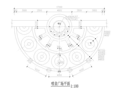  影壁详图cad大样图 