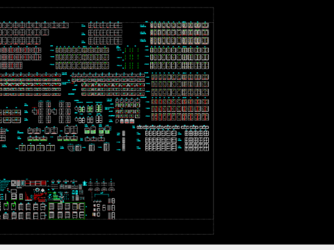  专业橱柜弧形柜cad图库 