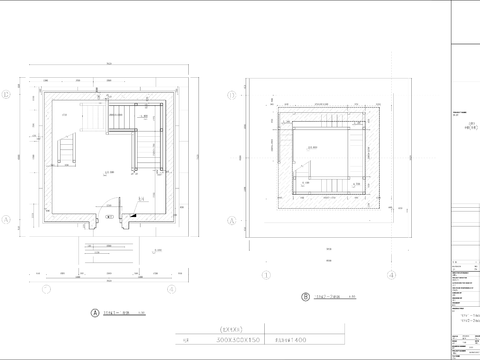  鐘鼓樓建筑CAD施工圖 