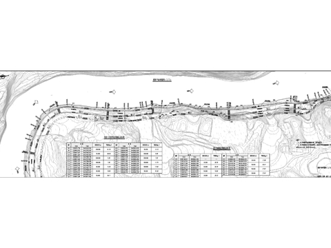  龍溪河五洞巴鹽河段綜合治理工程cad施工圖 