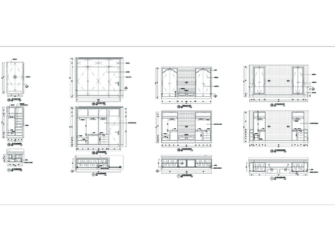  柜大样CAD施工图 