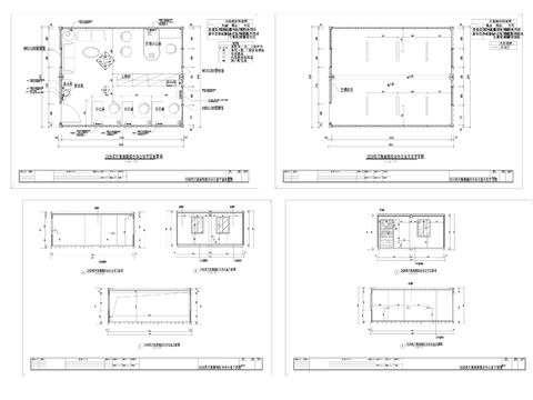  2X20英尺集裝箱組合辦公室cad平面圖 