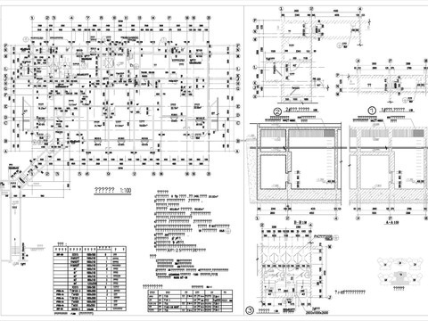  小區(qū)建筑CAD施工圖 