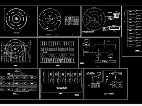  喷泉施工全套图纸 