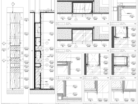  嵌入式烘手器垃圾桶纸巾筒一体式cad大样图 