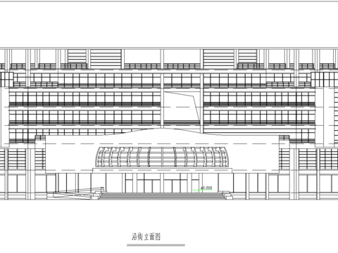  某大學星級會館建筑CAD施工圖 