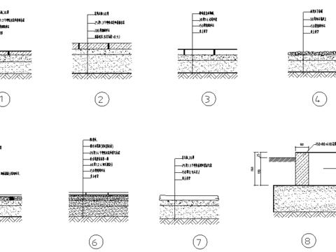  铺装样图大样图 