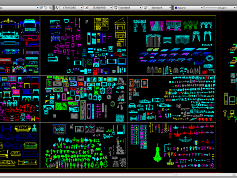  最常用的cad图库 