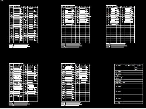  消防器材图例CAD施工图 