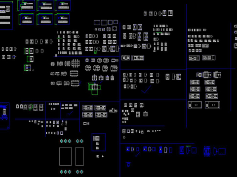  常用电气元器件cad图库 