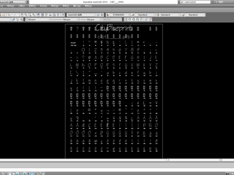  CAD字体完整修正版 
