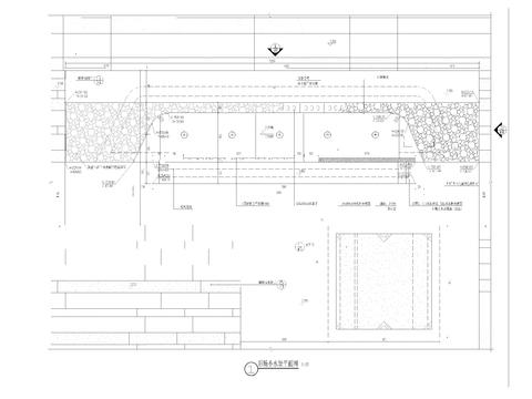  水景详图 平面剖面节点大样图 