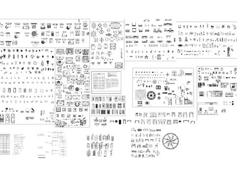  室内设计常用cad图库 