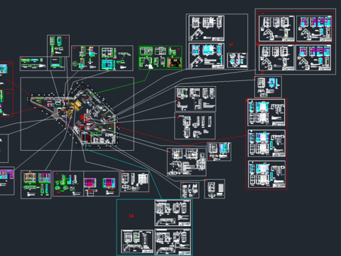  家居橱柜cad图库 