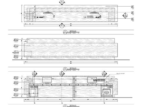  接待台详图 服务台详图 咨询台CAD施工图 