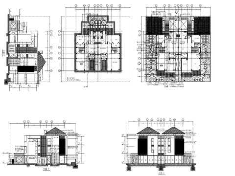  20美丽乡村CAD建筑图cad平面图 