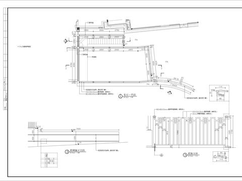  地库入口细部节点大样 