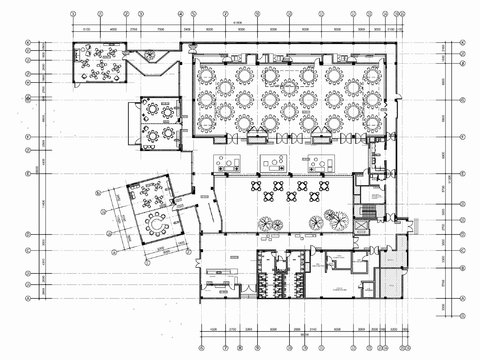  宴会厅CAD施工图 