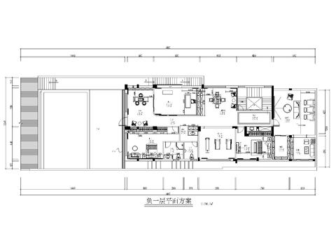  四层别墅平面图 