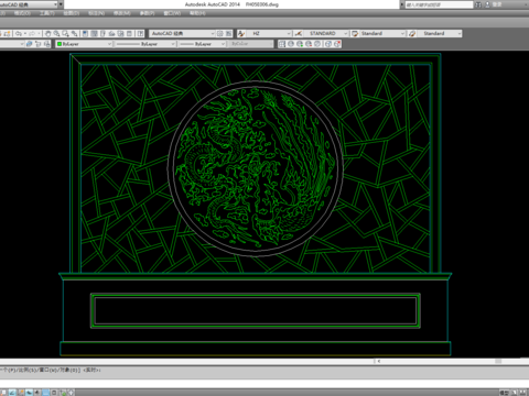  洗衣机家电cad素材 