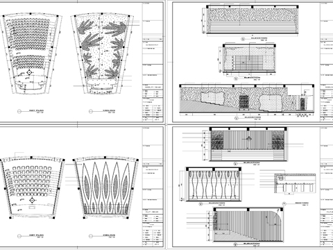  报告厅CAD施工图 
