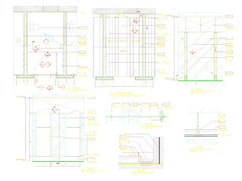  卫生间收口节点大样图 