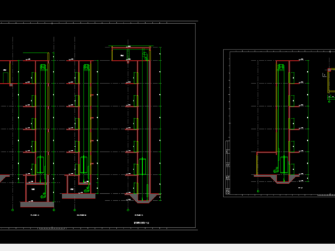  客货梯井道大样图 
