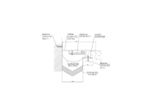  地坪变形缝cad大样图 