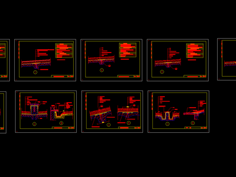  挑檐CAD节点大样 