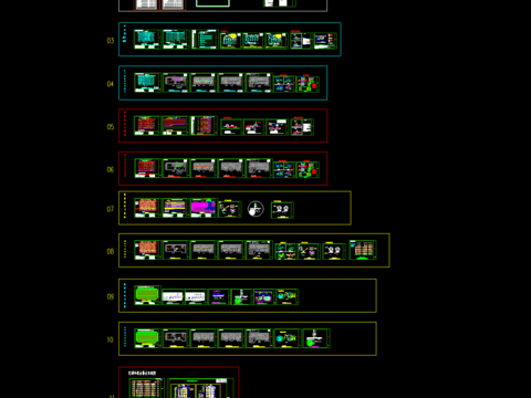  给排水系统CAD图库 