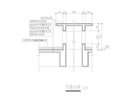  楼梯扶手CAD节点大样 