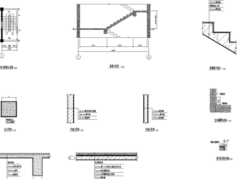  建筑cad施工圖 