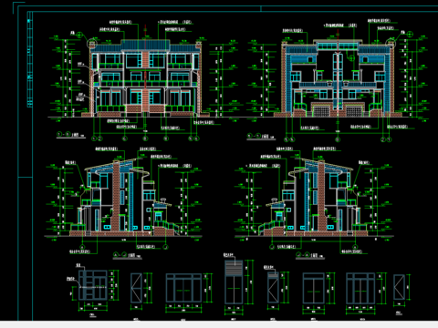  苏州市某别墅施工图 