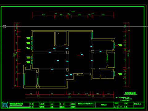  金色港湾欧式客餐厅CAD施工图 