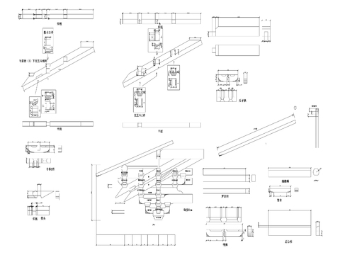  清式斗拱做法cad大样图 