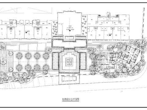  景观植物施工图 