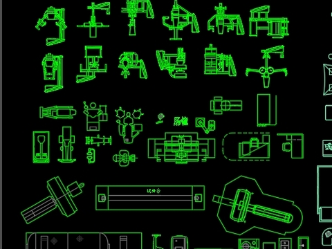  医疗器械cad图库 